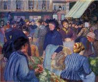 Pissarro, Camille - The Market at Gisors